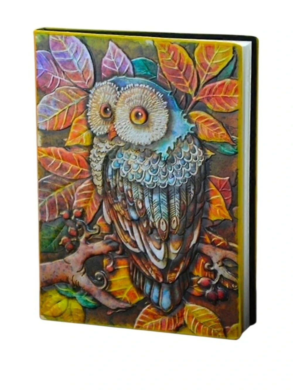 Colorful 3D Owl Journal Notebook